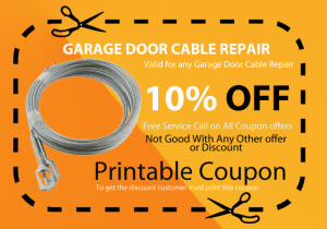 garage door broken cable repair